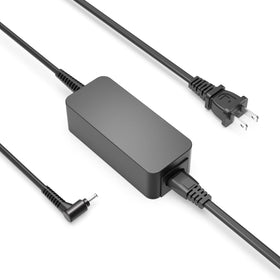 Nicpower AC charger next to Samsung Galaxy Flex 2 Alpha laptop