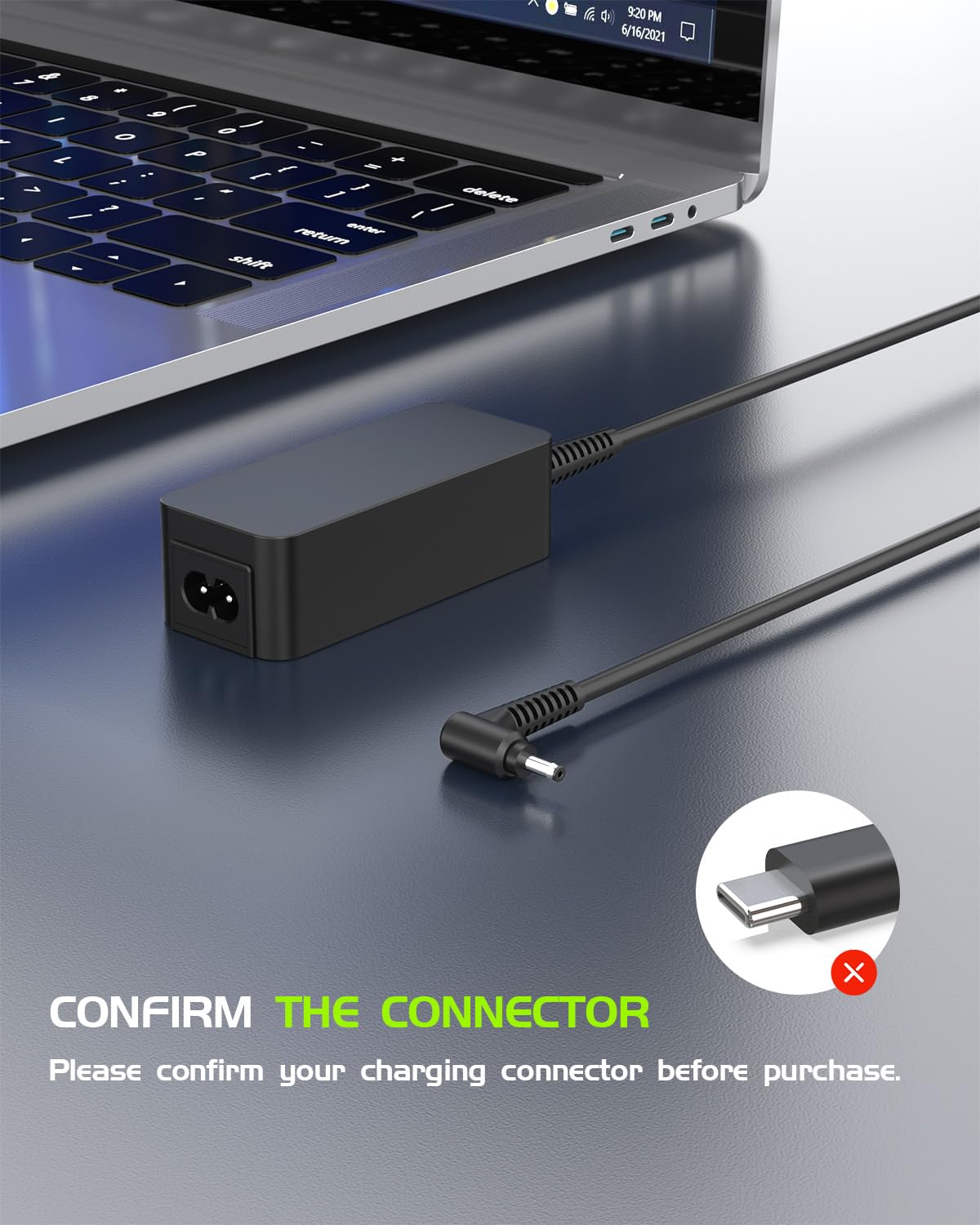 Nicpower UL safety certification label on charger, providing peace of mind