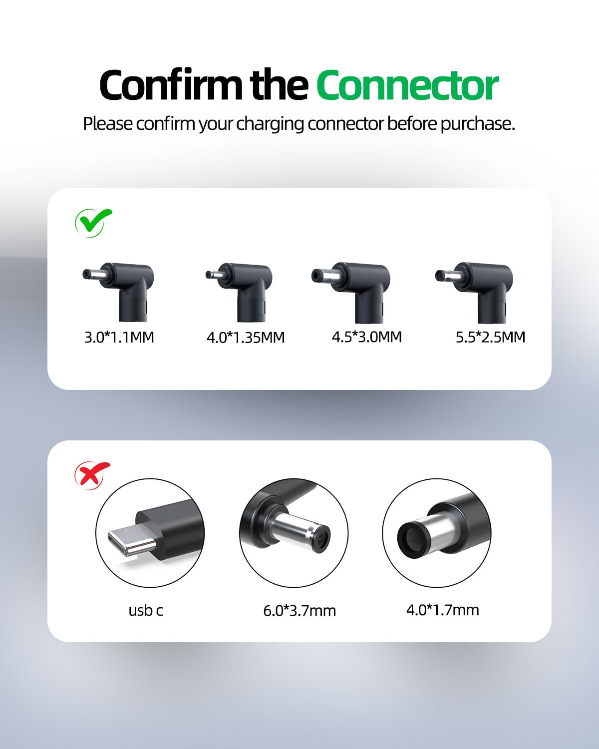 Nicpower charger foldable plug with scratch‑resistant finish for travel