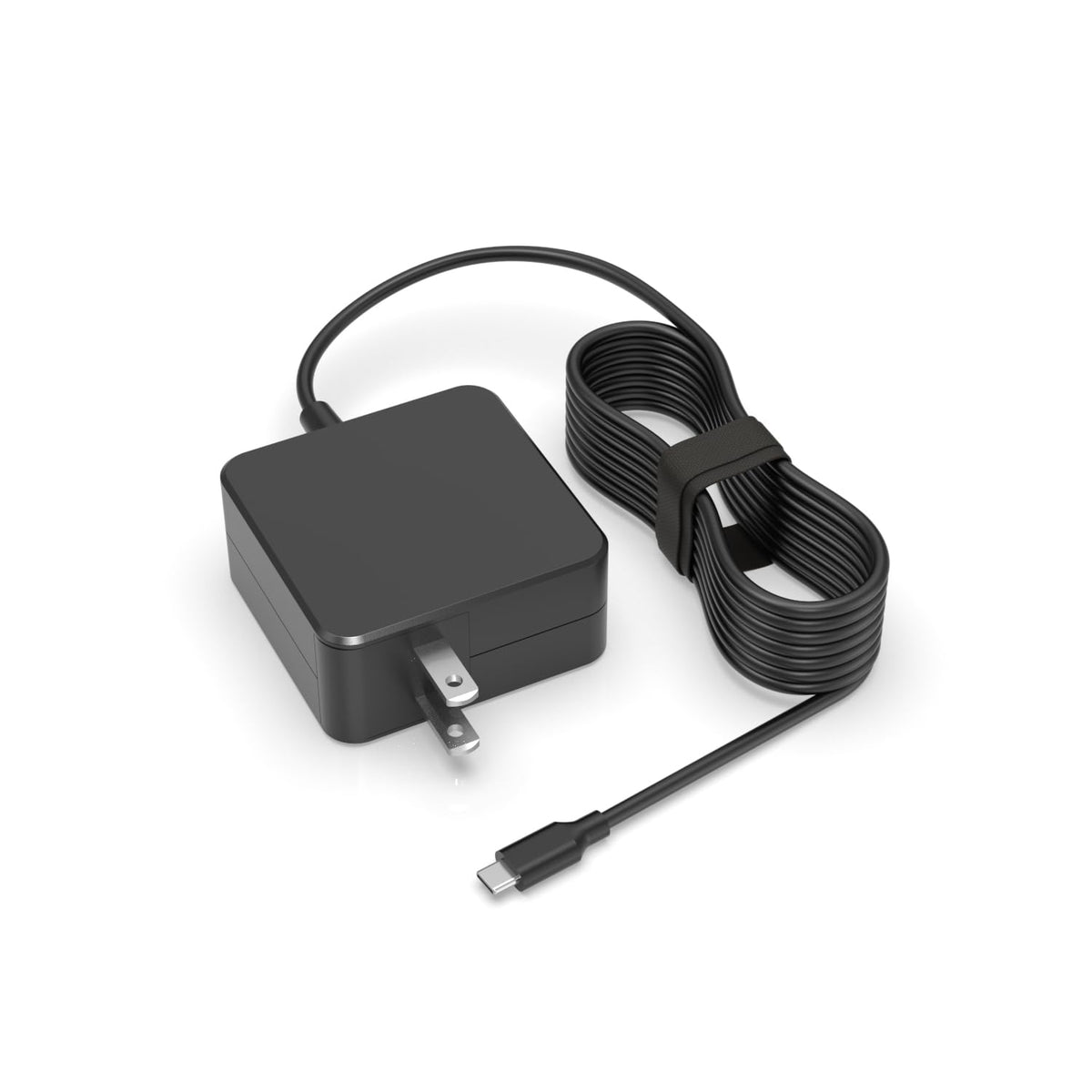 Nicpower Samsung USB-C 45W charger powering a Chromebook on the go
