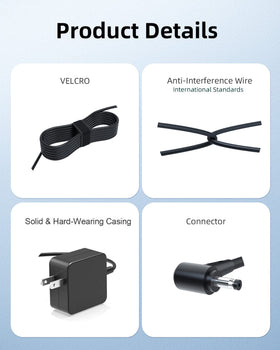 Nicpower compact travel charger design fits in any bag.