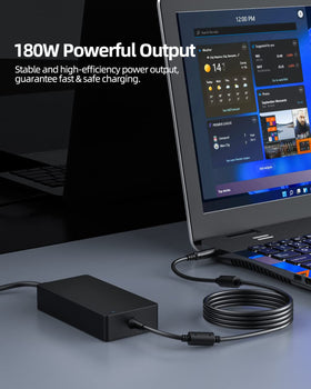 Nicpower packaged adapter with warranty card showing included one-year support