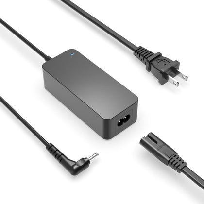 Nicpower round-tip fast charger compatible with LG Gram laptops for home or travel use.