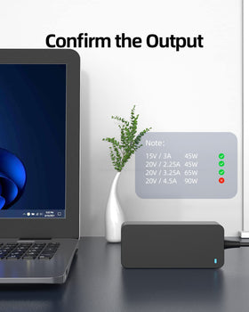 Nicpower USB-C charger with USB-C connector supports PD charging