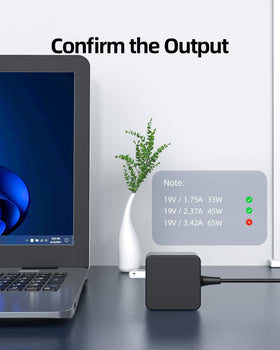 Nicpower wide Asus compatibility for 45W models across VivoBook and ZenBook.