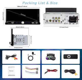 Nideocion installed in dashboard providing modern car upgrade