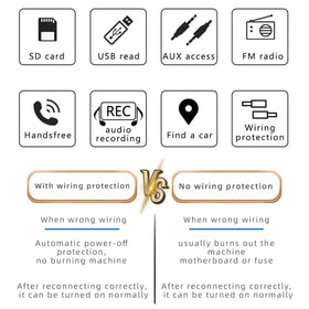 Nideocion car radio phone finder helps locate your device quickly.