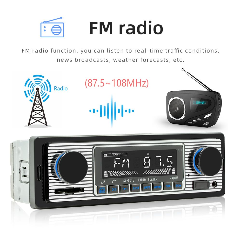 Nideocion car radio SD TF slot for flexible media storage.
