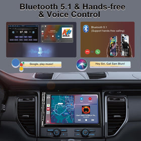 Nideocion touchscreen close-up with crisp IPS display for better visibility