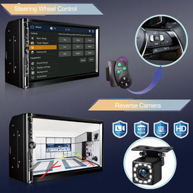 Nideocion rear ports with dual USB and RCA for flexible connections