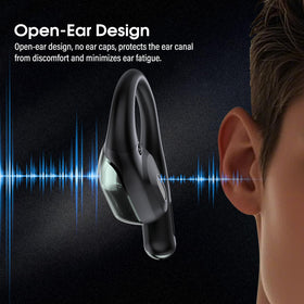 Niderson earbuds in use while running, demonstrates stable fit and safety