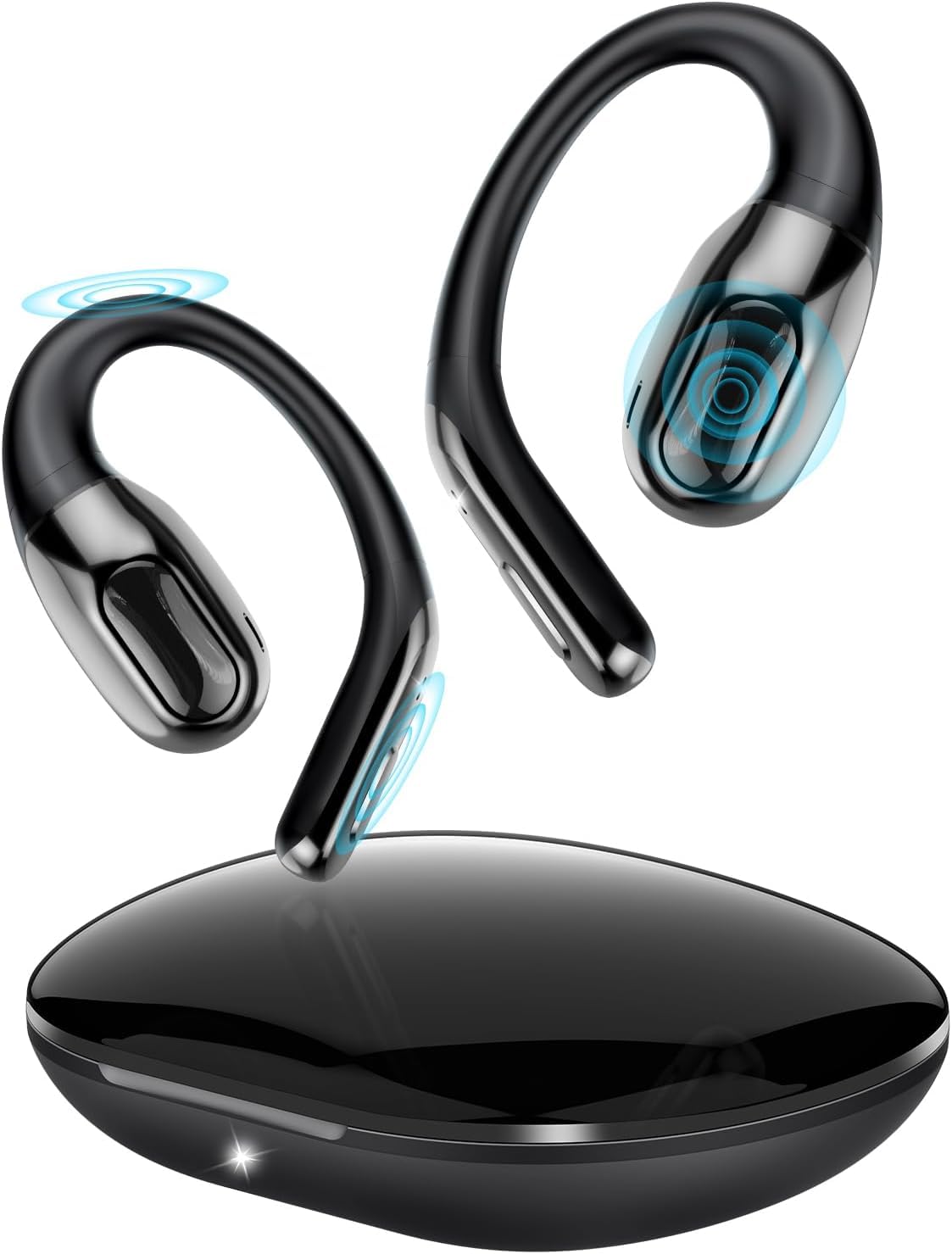 Niderson front packaging showing earbuds and case, highlights portability