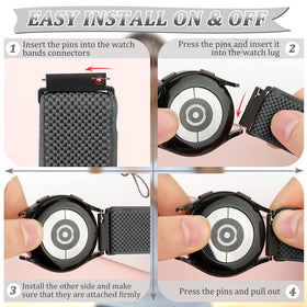 Tool-free end connectors ensure easy installation and reliable secure fit.