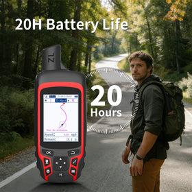 GPS compass and barometric altimeter provide precise heading and elevation