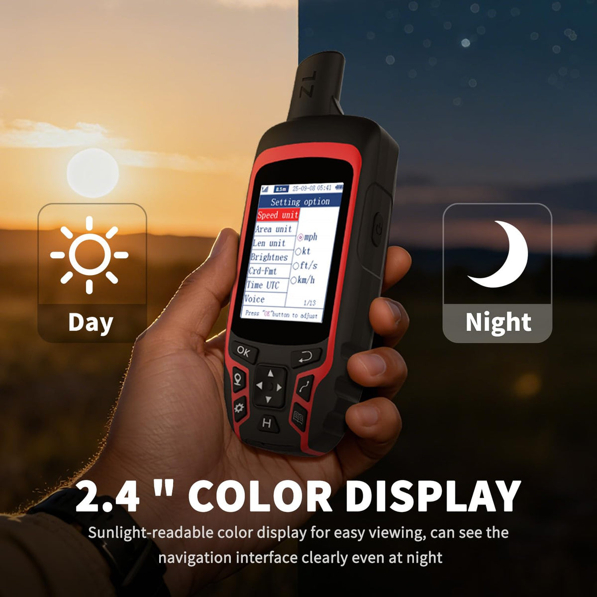 Track recording and waypoint storage helps retrace routes