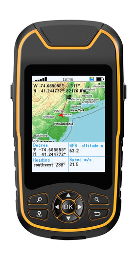 NiesahYan handheld GPS with hiking screen offers clear visibility in sunlight.