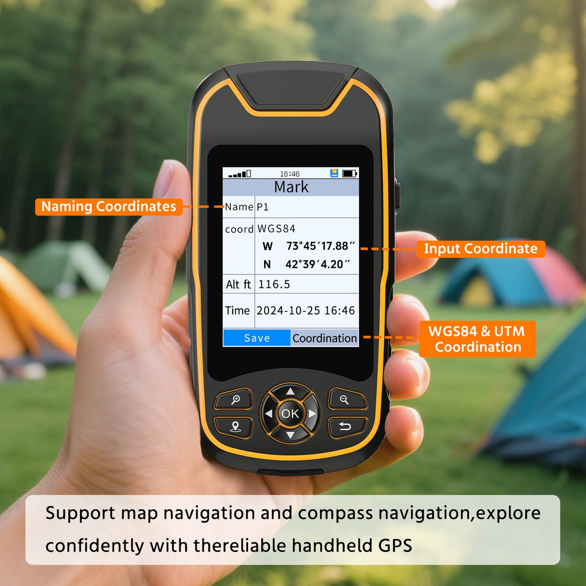 NiesahYan rugged GPS IP66-rated to withstand challenging weather.