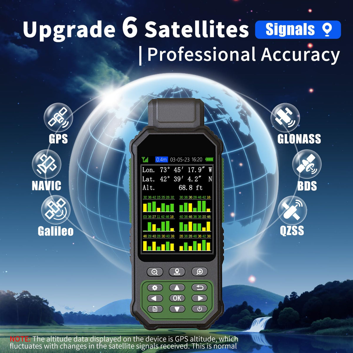 NiesahYan ZL190PLUS area measurement for irregular plots.