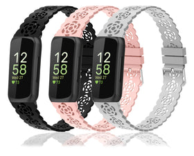 Nigaee front view of band pack showing compatibility and color options for quick styling