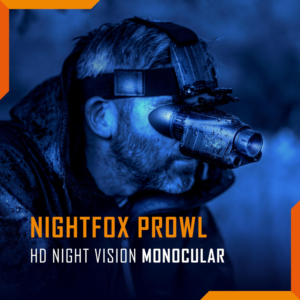 Nightfox Prowl 1x magnification presents a broad night scene.