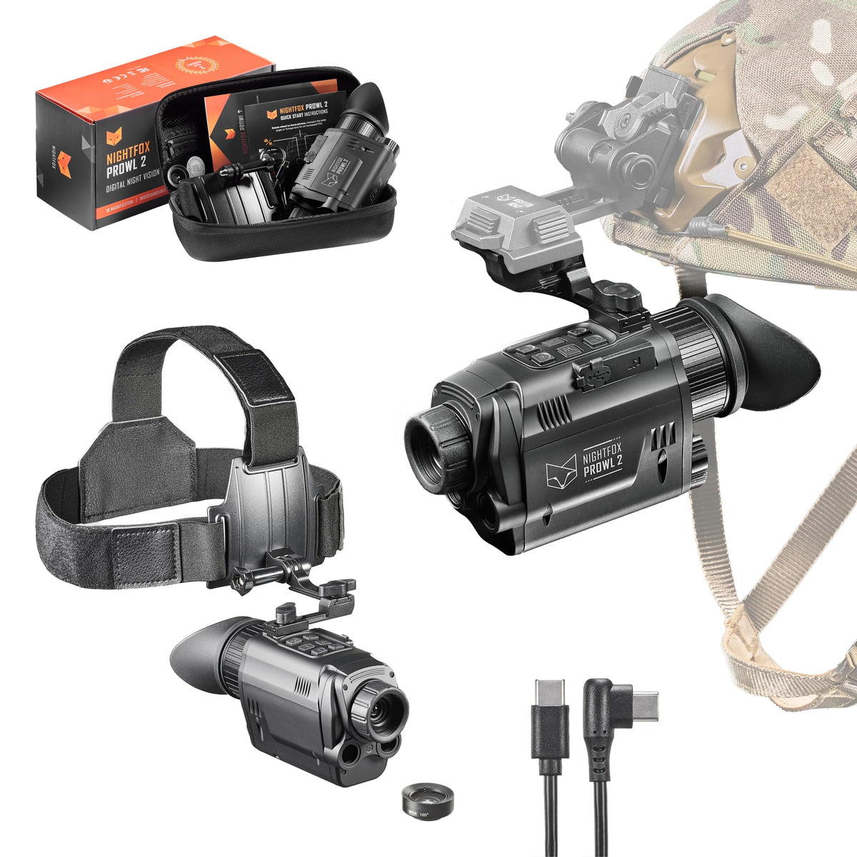 Nightfox Prowl 2 NVG overview showing compact design for quick field use.
