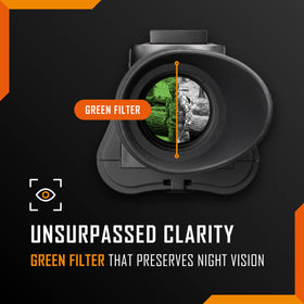 Nightfox Prowl 850 nm long range LEDs improve distant visibility.