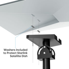 NiHome telescoping pole extended to show height adjustment for obstruction clearance benefit
