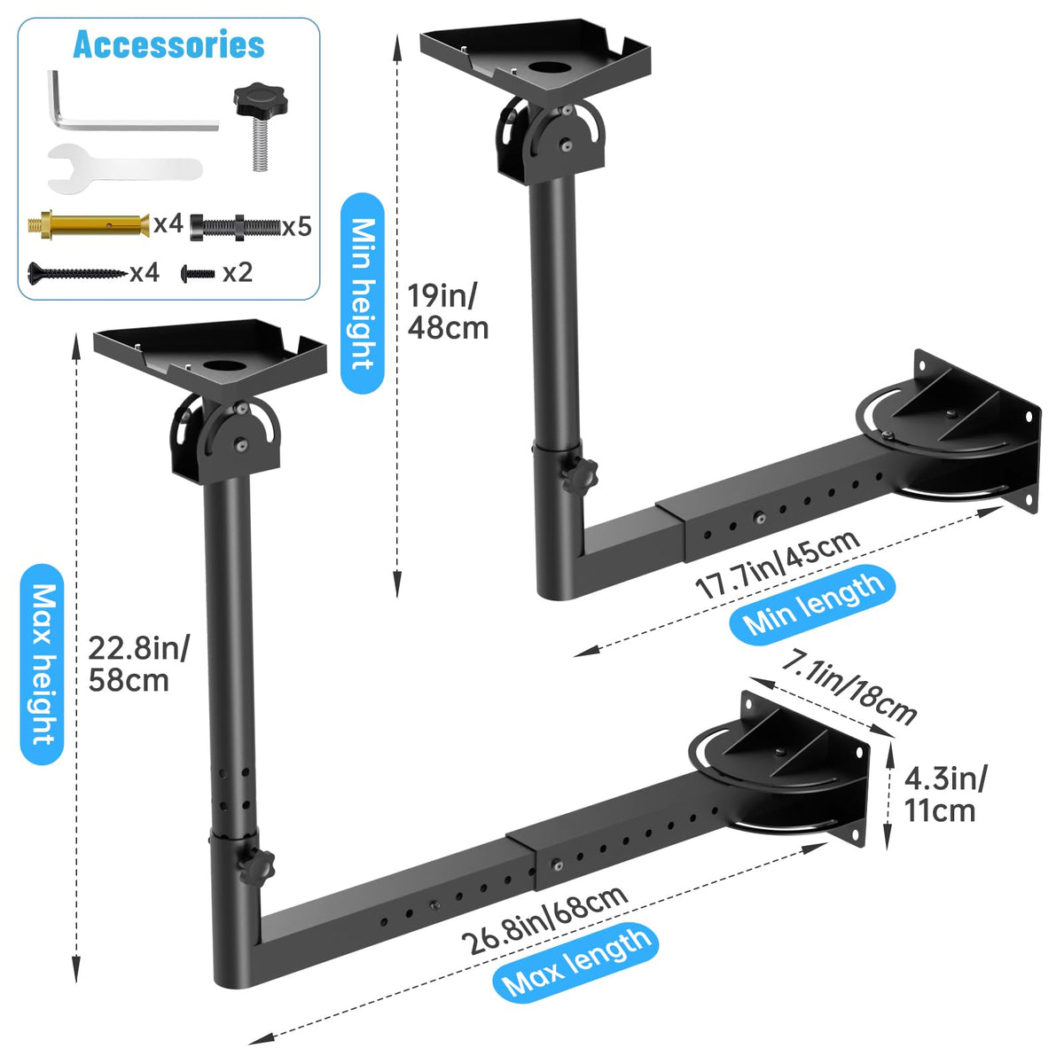 NiHome wall-mounted profile demonstrating low-profile placement benefit neat cable routing