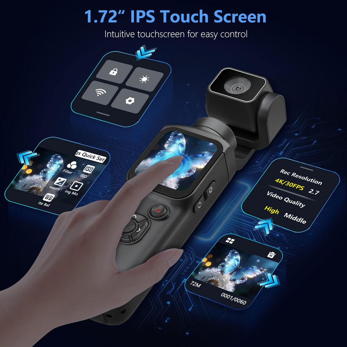 NIKICAM WiFi transfer lets you share clips instantly from your phone