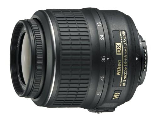 Nikon AF-S DX 18-55mm VR lens shows compact design ideal for travel.
