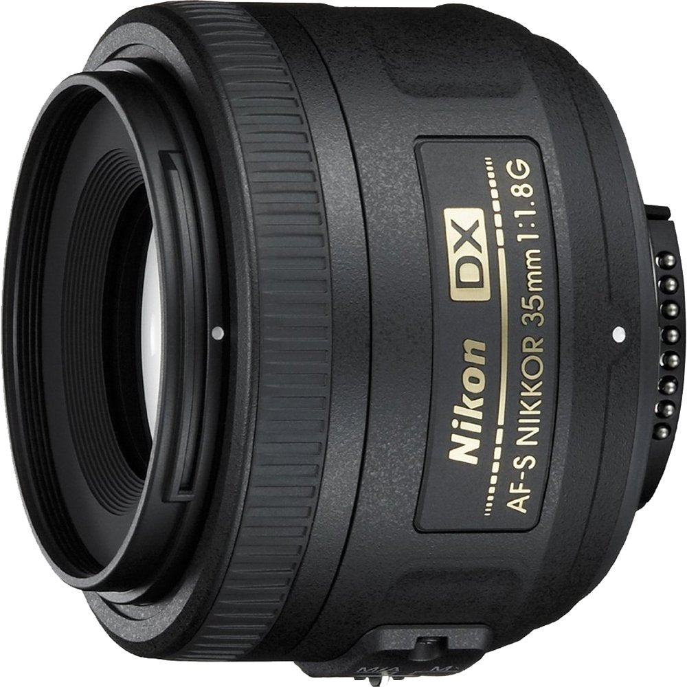 Nikon 35mm f/1.8G DX lens front view for versatile everyday photography