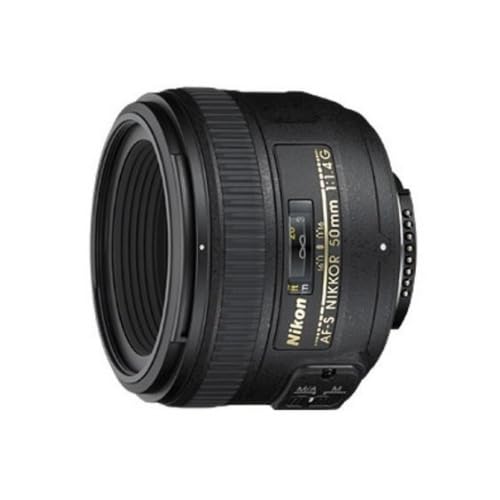 Nikon 50mm f/1.4G lens mounted on a DSLR body for versatile shooting