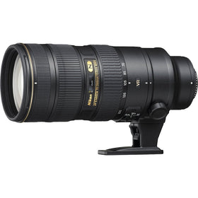 Nikon 70-200mm f/2.8G ED VR II lens front view for versatile shooting