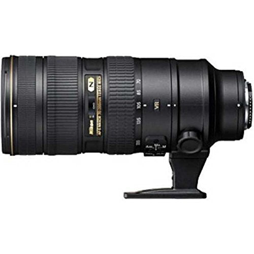 Nikon 70-200mm f/2.8G ED VR II lens side profile ideal for fast action