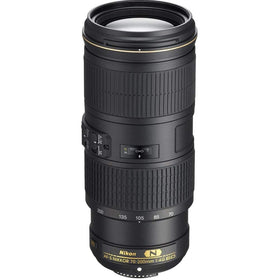 Nikon 70-200mm f/4G ED VR with hood attached reduces flare.