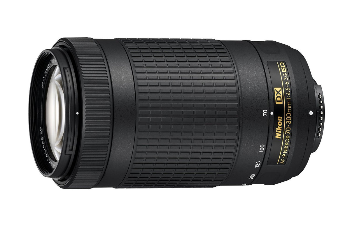 Nikon 70-300mm lens side profile for versatile travel photography