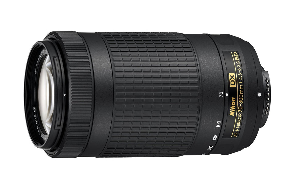Nikon 70-300mm lens side profile for versatile travel photography