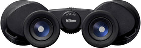 Nikon Action 7x50 binoculars side grip emphasizes rugged rubber armor for durable outdoor use