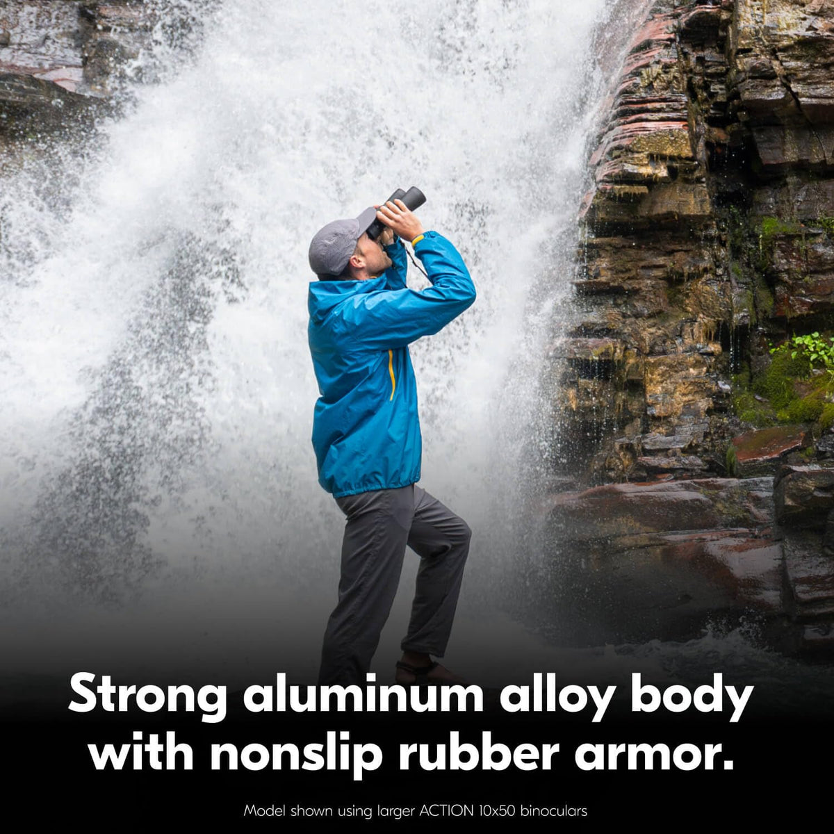 Nikon Action 8x42 porro-prism design offers balanced weight and depth