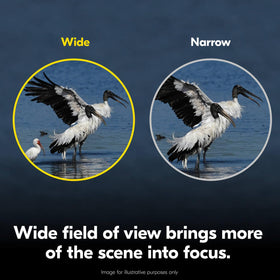 Nikon Action 8x42 turn-and-slide eyecups enable quick eye alignment