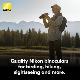 Nikon ACTION10x50 eyecups adjust precisely for comfortable viewing.