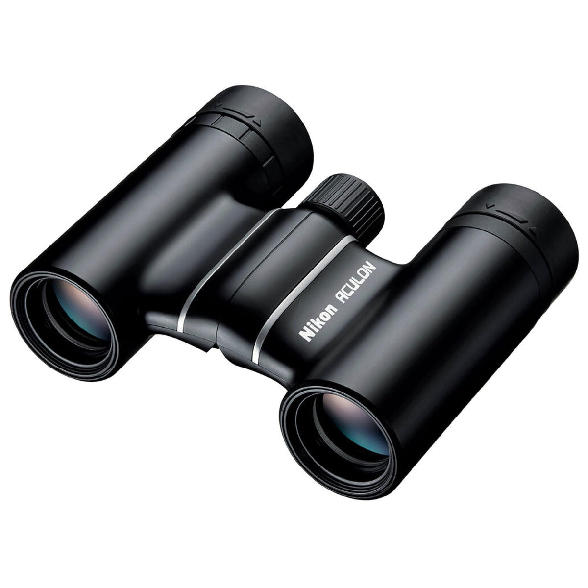Nikon ACULON T02 front view showing compact profile and ready portability