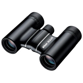 Nikon ACULON T02 front view showing compact profile and ready portability