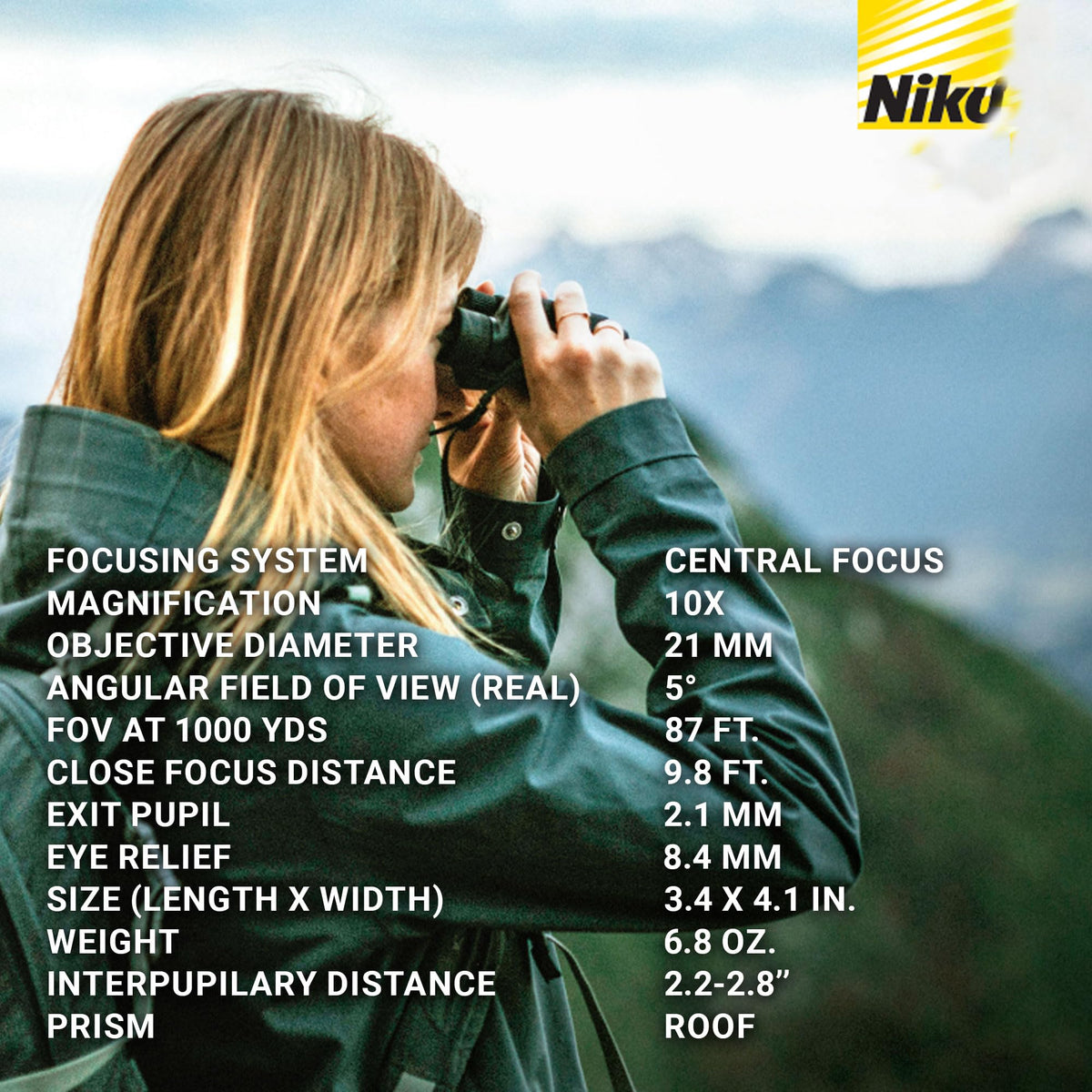 Nikon ACULON T02 slipping into a pocket demonstrating portable convenience benefit