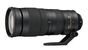 Nikon 200-500mm lens capturing distant wildlife with VR stabilization.
