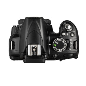 Nikon D3100 back panel display for framing and review