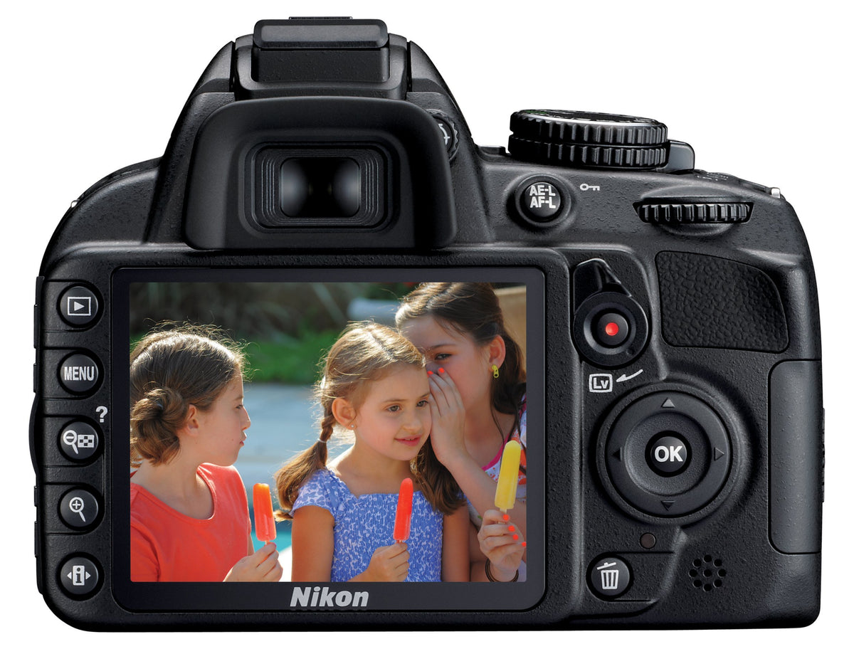 Nikon D3100 renewed quality-check indicating tested refurbished condition