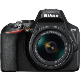 Nikon D3500 rear with 3.0-inch LCD for easy framing and reviewing.