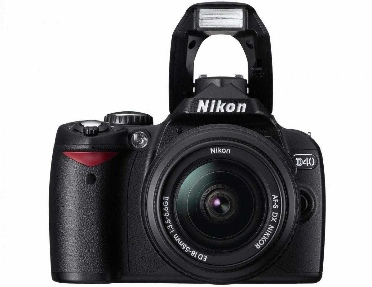 Nikon D40 controls and dials emphasizing manual shooting options