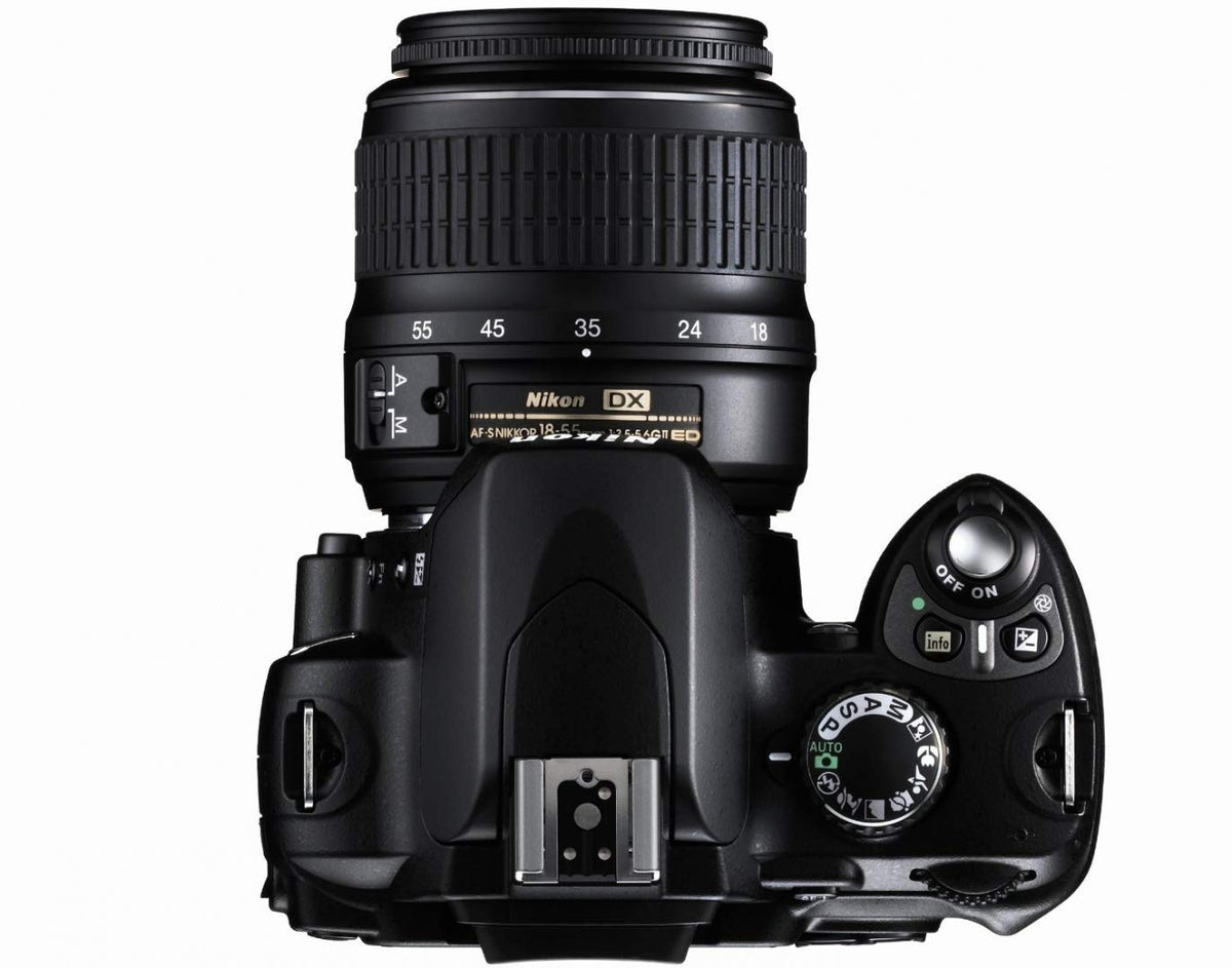 Nikon D40 memory card slot highlighting storage options